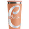 Name & Initial (Girly) Peach RTIC Everyday Tumbler - 28 oz. - Close Up