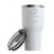 Name & Initial (Girly) RTIC Tumbler -  White (with Lid)