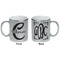 Name & Initial (Girly) Silver Mug - Approval