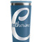 Name & Initial (Girly) Steel Blue RTIC Everyday Tumbler - 28 oz. - Close Up