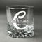 Name & Initial (Girly) Whiskey Glass - Front/Approval