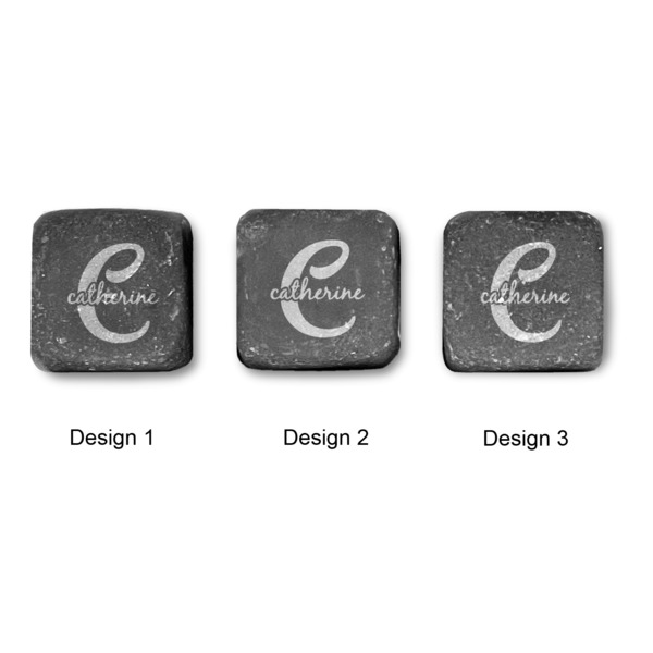 Name & Initial (Girly) Whiskey Stones - Set of 3 - Approval