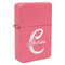 Name & Initial (Girly) Windproof Lighters - Pink - Front/Main