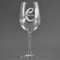 Name & Initial (Girly) Wine Glass - Main/Approval