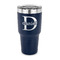 Name & Initial (for Guys) 30 oz Stainless Steel Ringneck Tumblers - Navy - FRONT
