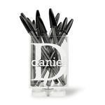 Name & Initial (for Guys) Acrylic Pen Holder (Personalized)