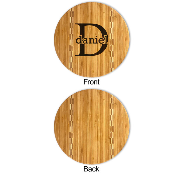 Name & Initial (for Guys) Bamboo Cutting Boards - APPROVAL
