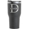 Name & Initial (for Guys) Black RTIC Tumbler (Front)