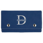 Name & Initial (for Guys) Cards & Dice Set - Navy Blue (Personalized)