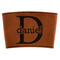 Name & Initial (for Guys) Leatherette Cup Sleeve (Personalized)