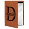 Name & Initial (for Guys) Leatherette Portfolio with Notepad - Small - Double Sided (Personalized)