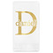 Name & Initial (for Guys) Foil Stamped Guest Napkins - Front View
