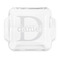 Name & Initial (for Guys) Glass Cake Dish - APPROVAL (8x8)