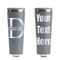 Name & Initial (for Guys) Grey RTIC Everyday Tumbler - 28 oz. - Front and Back