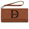Name & Initial (for Guys) Ladies Leatherette Wallet - Laser Engraved (Personalized)