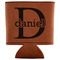 Name & Initial (for Guys) Leatherette Can Sleeve (Personalized)