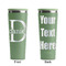 Name & Initial (for Guys) Light Green RTIC Everyday Tumbler - 28 oz. - Front and Back