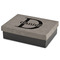 Name & Initial (for Guys) Medium Gift Box with Engraved Leather Lid - Front/main