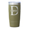 Name & Initial (for Guys) Olive Polar Camel Tumbler - 20oz - Single Sided - Approval