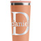 Name & Initial (for Guys) Peach RTIC Everyday Tumbler - 28 oz. - Close Up