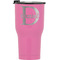 Name & Initial (for Guys) RTIC Tumbler - Pink - Engraved Front (Personalized)