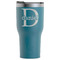 Name & Initial (for Guys) RTIC Tumbler - Dark Teal - Front