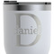 Name & Initial (for Guys) RTIC Tumbler - White - Close Up