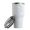 Name & Initial (for Guys) RTIC Tumbler -  White (with Lid)