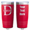 Name & Initial (for Guys) Red Polar Camel Tumbler - 20oz - Double Sided - Approval
