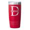 Name & Initial (for Guys) Red Polar Camel Tumbler - 20oz - Single Sided - Approval