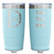Name & Initial (for Guys) Teal Polar Camel Tumbler - 20oz -Double Sided - Approval
