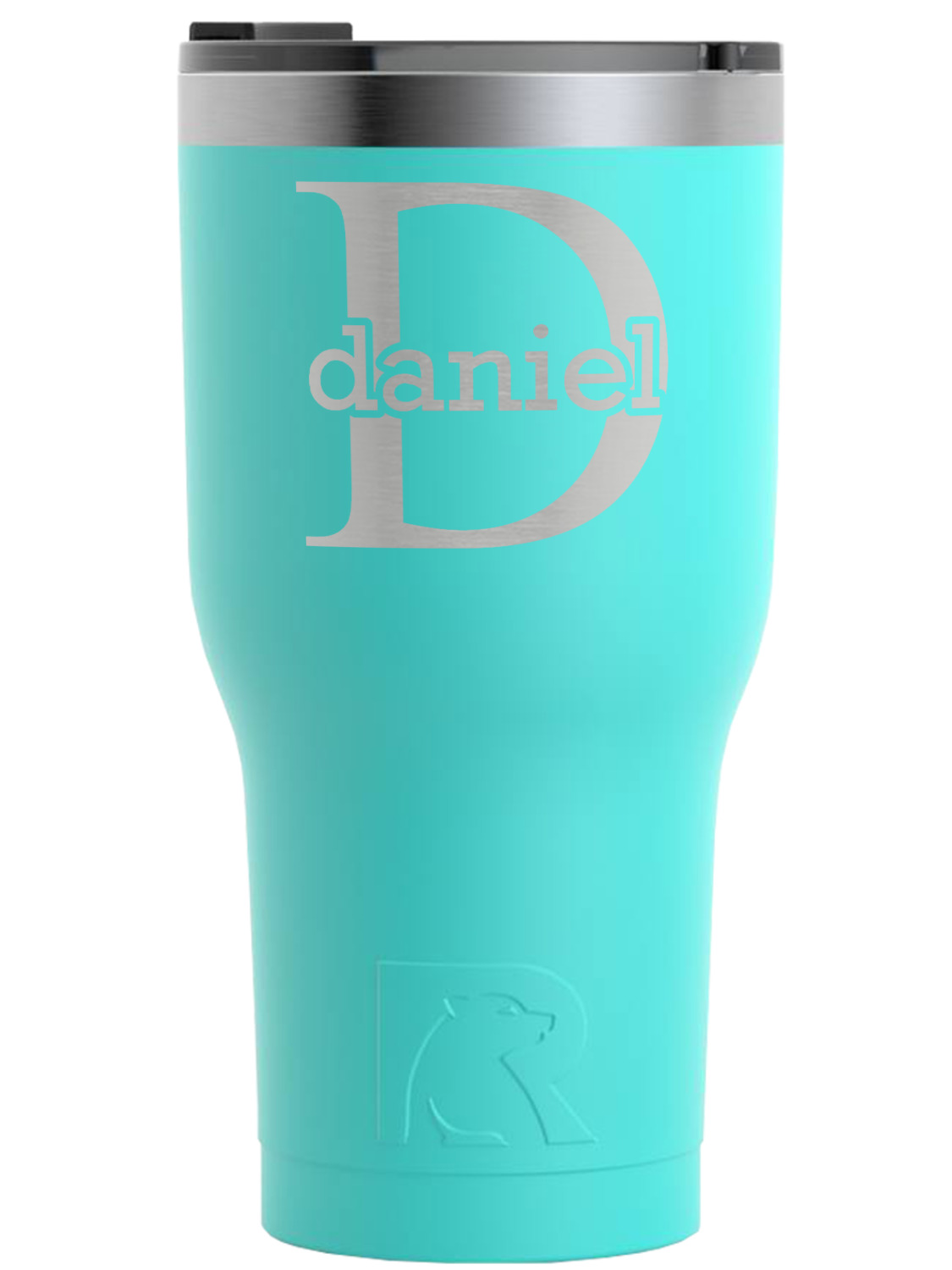 Custom Name & Initial (for Guys) 30 oz Stainless Steel Tumbler  (Personalized)