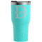 Name & Initial (for Guys) Teal RTIC Tumbler (Front)