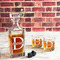 Name & Initial (for Guys) Whiskey Glass - In Context