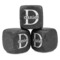 Name & Initial (for Guys) Whiskey Stone Set (Personalized)
