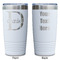 Name & Initial (for Guys) White Polar Camel Tumbler - 20oz - Double Sided - Approval