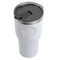 Name & Initial (for Guys) White RTIC Tumbler - (Above Angle View)