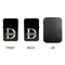 Name & Initial (for Guys) Windproof Lighters - Black, Double Sided, no Lid - APPROVAL