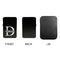 Name & Initial (for Guys) Windproof Lighters - Black, Single Sided, No Lid - APPROVAL