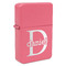 Name & Initial (for Guys) Windproof Lighters - Pink - Front/Main