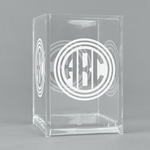 Round Monogram Acrylic Pen Holder (Personalized)