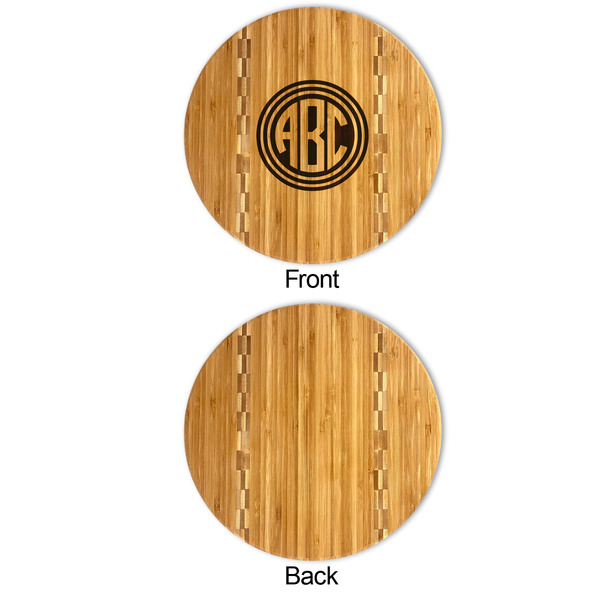 Round Monogram Bamboo Cutting Boards - APPROVAL