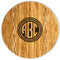 Round Monogram Bamboo Cutting Board (Personalized)