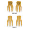 Round Monogram Bamboo Salad Hands - APPROVAL
