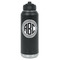 Round Monogram Water Bottle - Laser Engraved (Personalized)