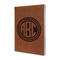Round Monogram Leather Sketchbook - Small - Single-Sided (Personalized)