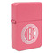 Round Monogram Windproof Lighters - Pink - Front/Main