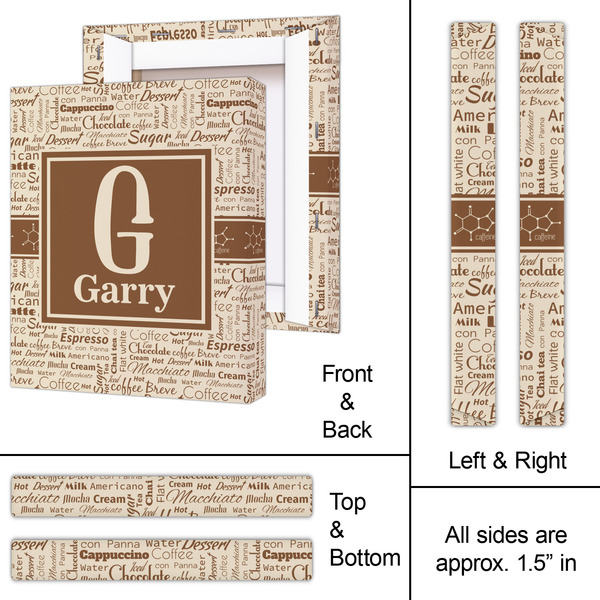 Coffee Lover 11x14 - Canvas Print - Approval