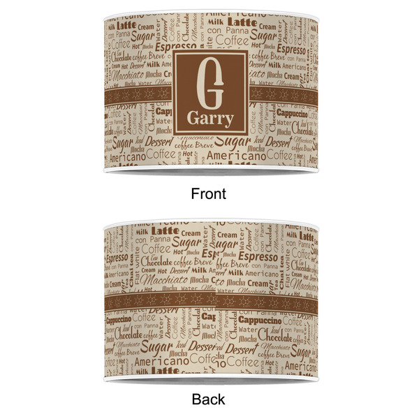 Coffee Lover 12" Drum Lampshade - APPROVAL (Poly Film)