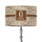 Coffee Lover 12" Drum Lampshade - ON STAND (Fabric)